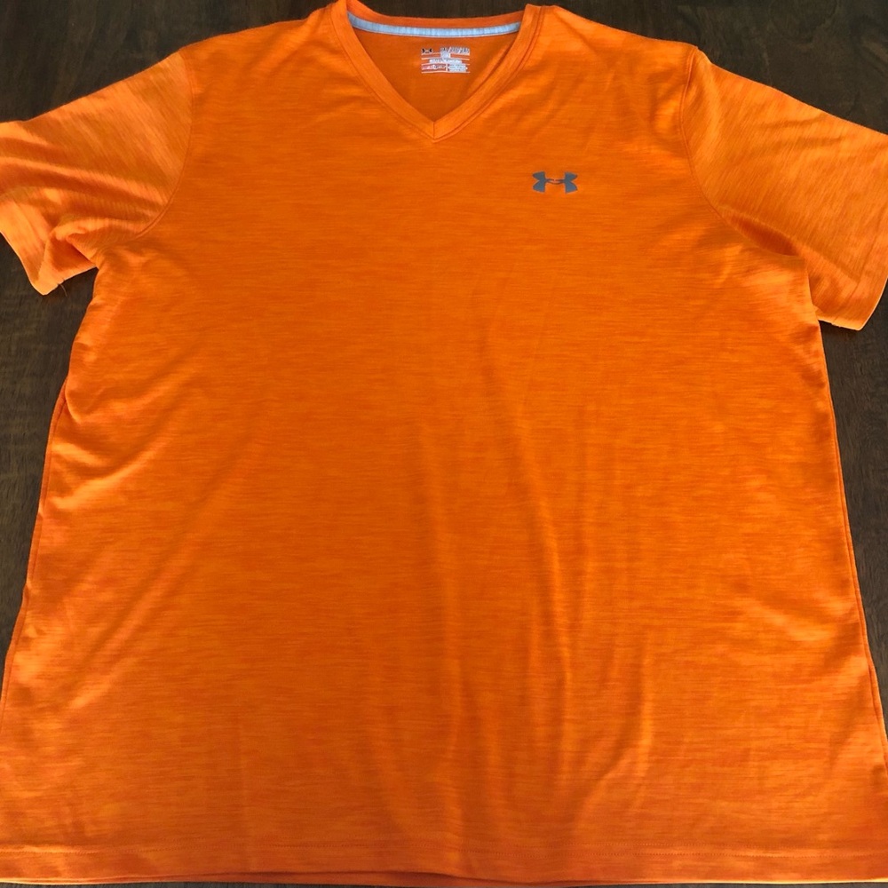 Under Armour HeatGear Orange Short Sleeve Tee